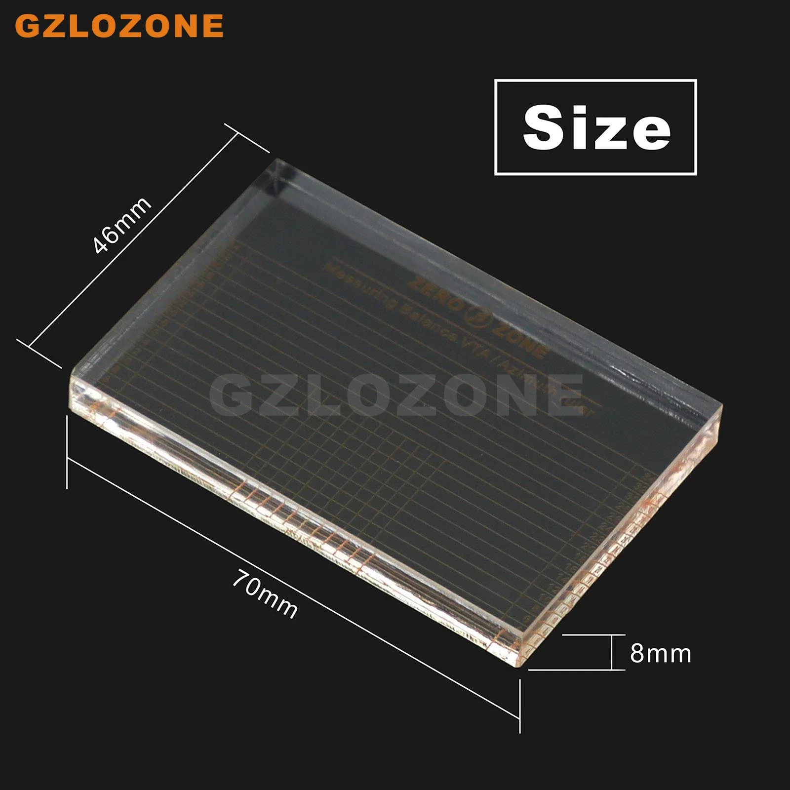 ZEROZONE Cực Cao Cấp LP Vinyl Kỷ Lục Cầu Thủ Đo Phonograph Cánh Tay VTA Cân Bằng/Hộp Mực Góc Phương Vị Thước