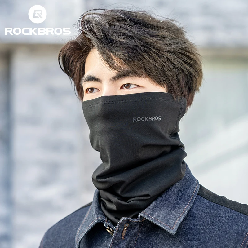 ROCKBROS 얼굴 스카프 방풍 마스크, 다기능 따뜻한 스키, 자전거, 오토바이, 러닝, 목 커버, 스포츠 통기성 페이스 마스크