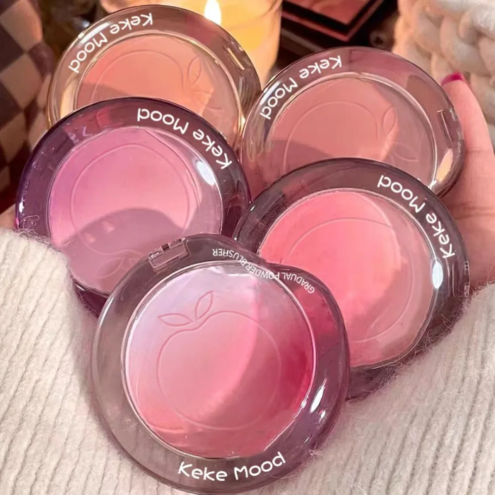 Tavolozza di fard a bassa saturazione Finitura opaca Nebbia Rouge Blush di gradazione Blush sfumabile Glimmer Fard opaco nudo Abbigliamento quotidiano
