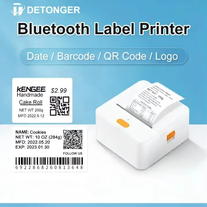 Portable Thermal Printer P1 Bluetooth Mini Label Maker Thermal Printing Pocket Sticker Label Printer Various Label Paper Factory