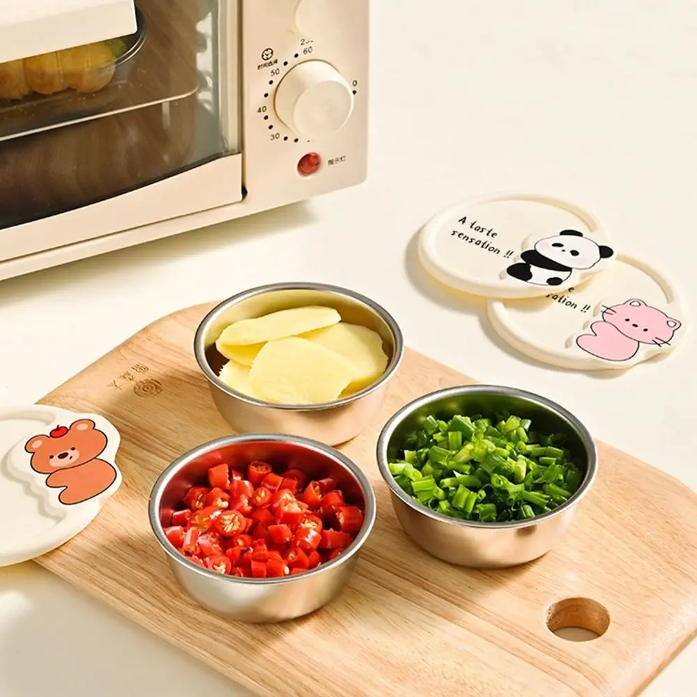 

3 шт., 170 мл, чашка для соуса из нержавеющей стали, герметичный многоразовый контейнер для заправки салата, герметичный контейнер для приправ с крышкой для дома