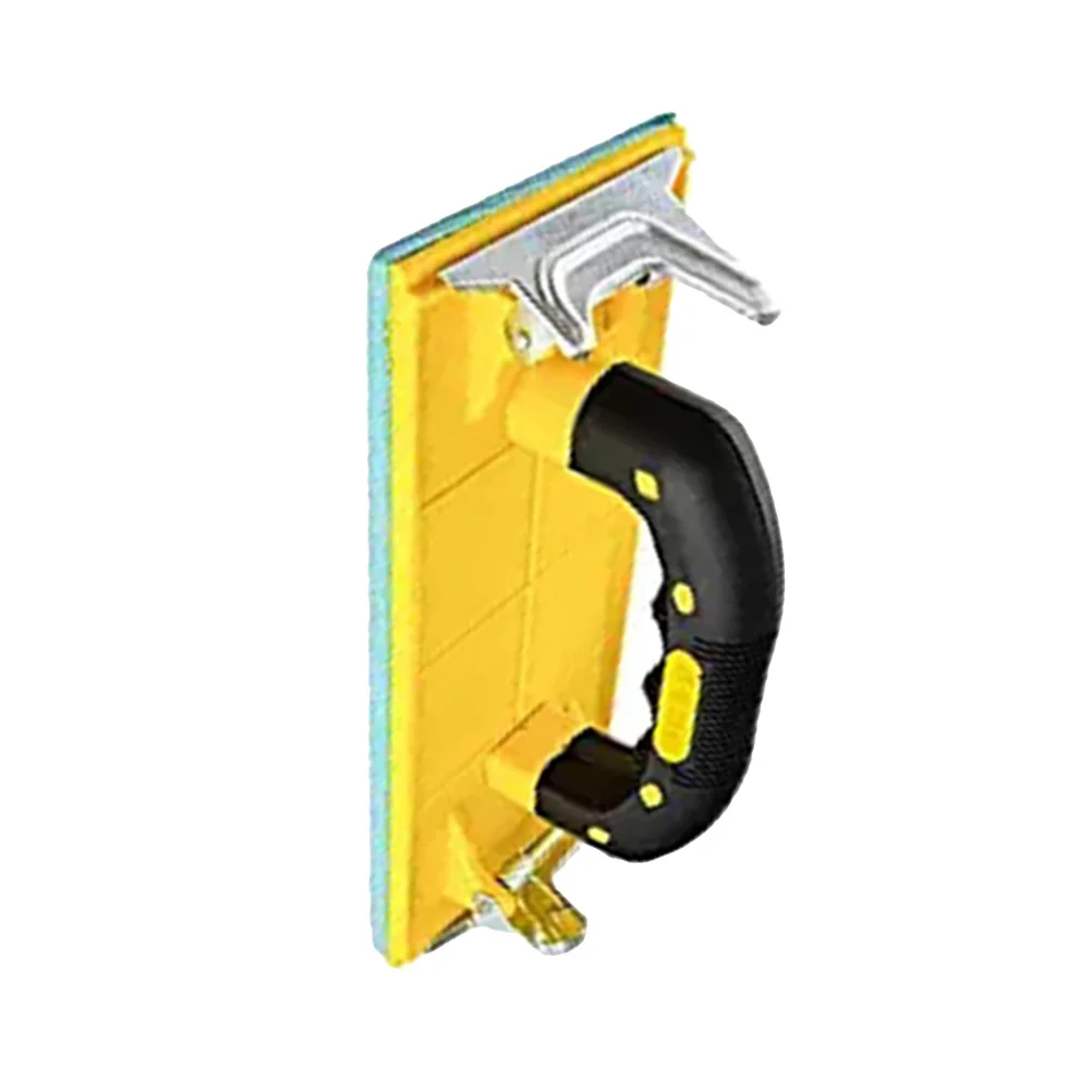 حامل ورق الصنفرة البلاستيك الجسم المطاط مقبض المضادة للانزلاق وسادة للجدار الخشب المعادن طحن الرطب الجاف الرملي أداة جلخ تلميع #1