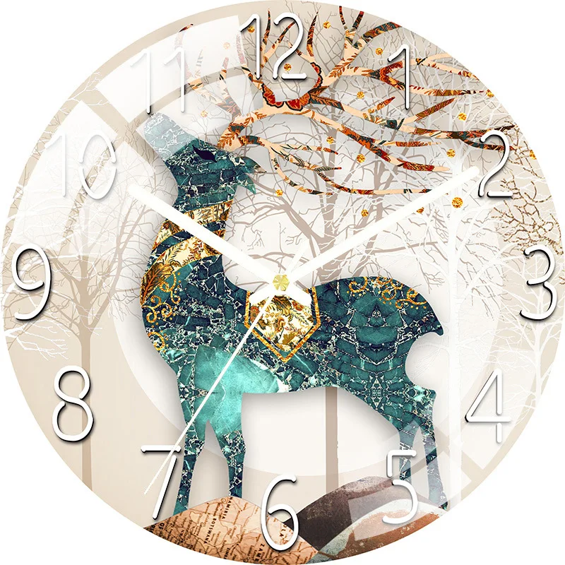 

12 Inch Stylish Wall Watches Art Mural Home Design Silent Clock Mechanism Decor Accessories Living Room Bedroom Office Wanduhr