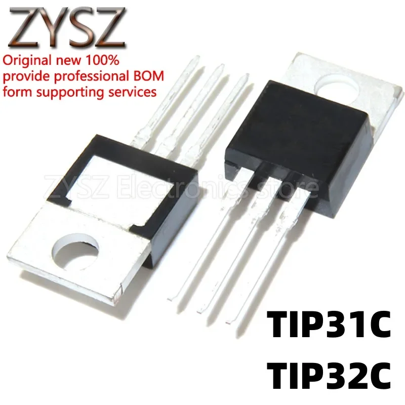 1PCS TIP31C NPN TIP32C PNP TO-220 power transistor in-line triode