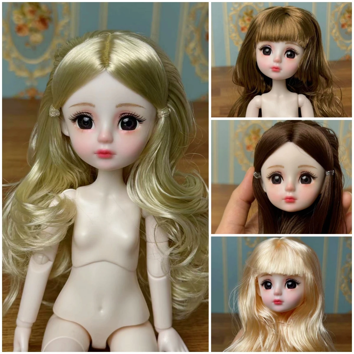 Fashionable 30cm Princess Doll 1/6 BJD Doll Multi Joint Mobile Doll Children's Toy Gift