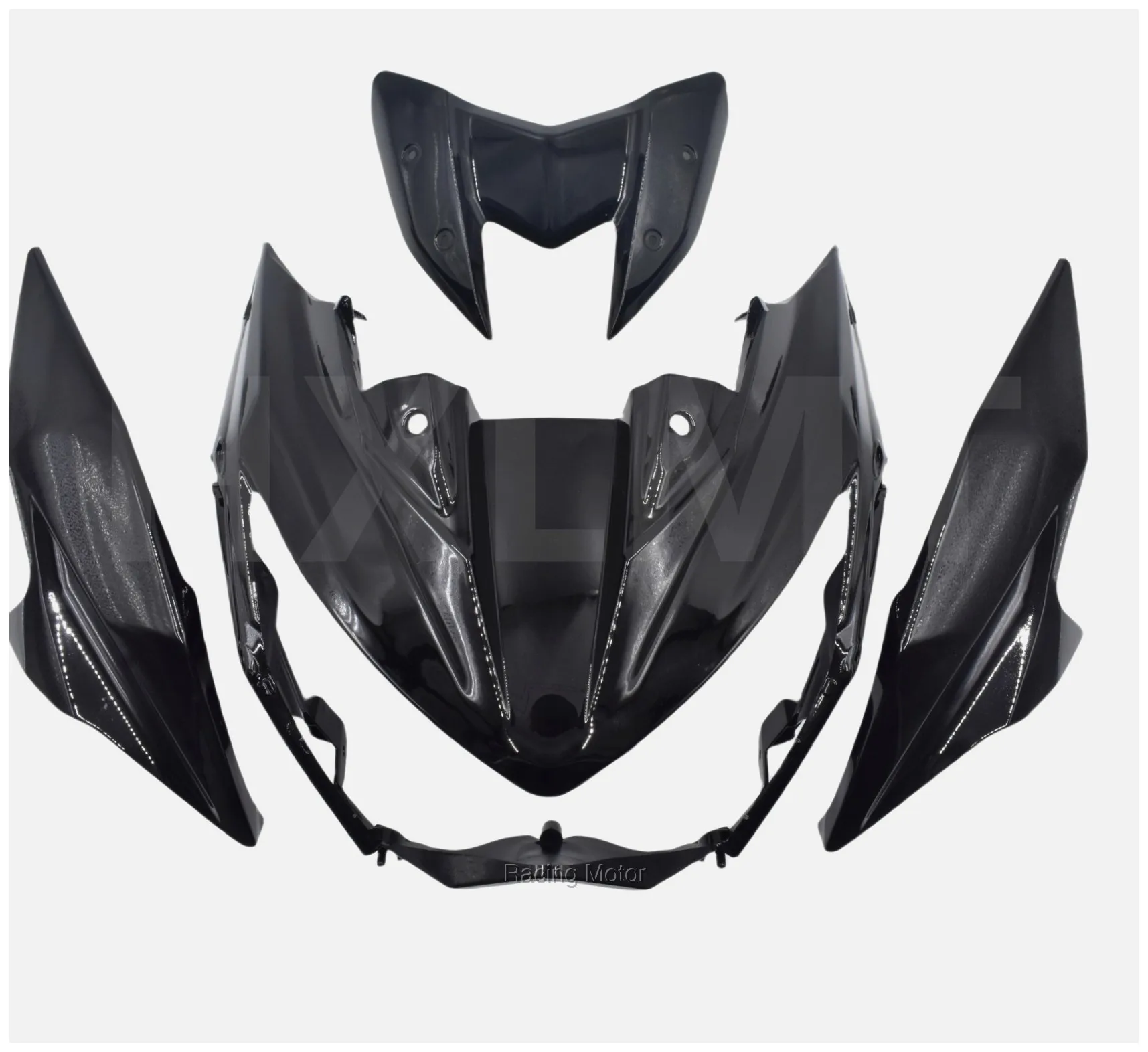 Customized Bodywork Fairing Set - ABS Plastic Nose Headlight Fairing Kits for Kawasaki Z800 Motorcycle Upper Cowling Panel Cover