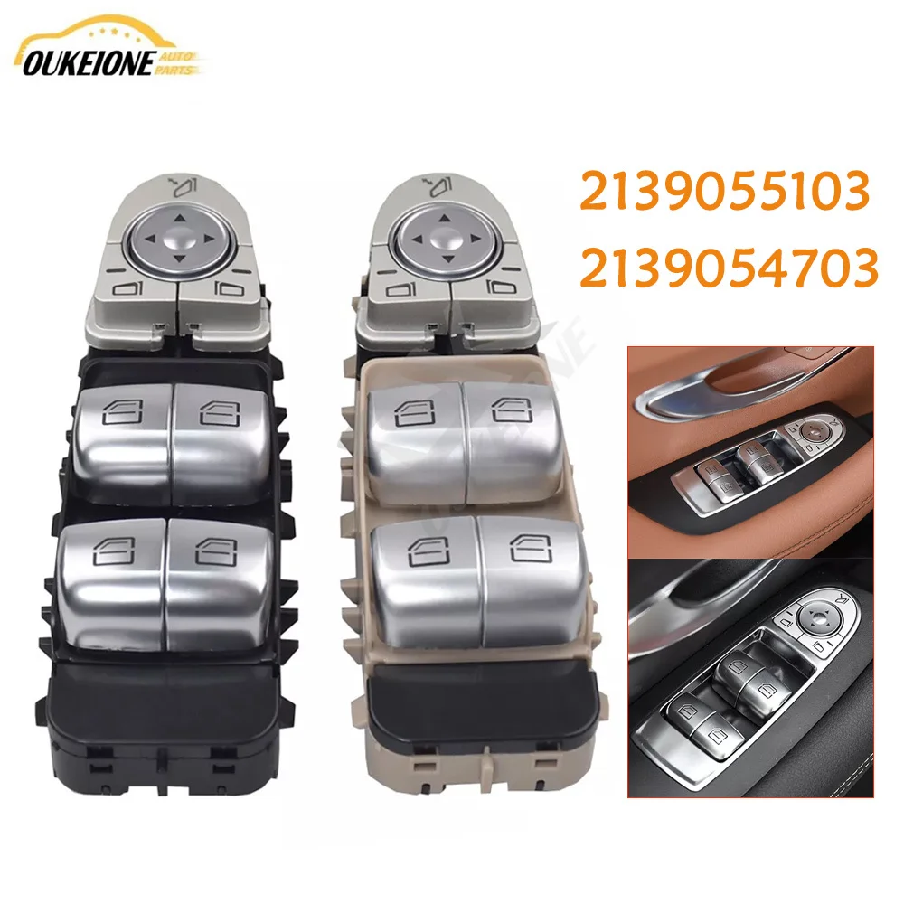 2139055103 2139054703 Front Left Electric Master Power Window Control Switch for Mercedes Benz E 200 220 300 350 400 W213 W238