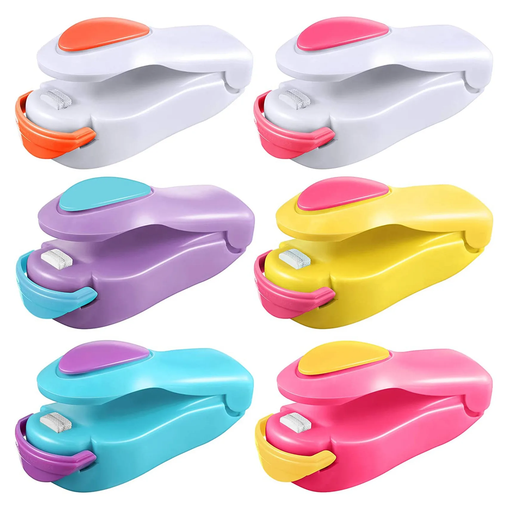 Mini máquina de sellado térmico portátil, sellador de bolsas de calor de mano, bolsas de plástico, ahorro de alimentos, suministros de almacenamiento