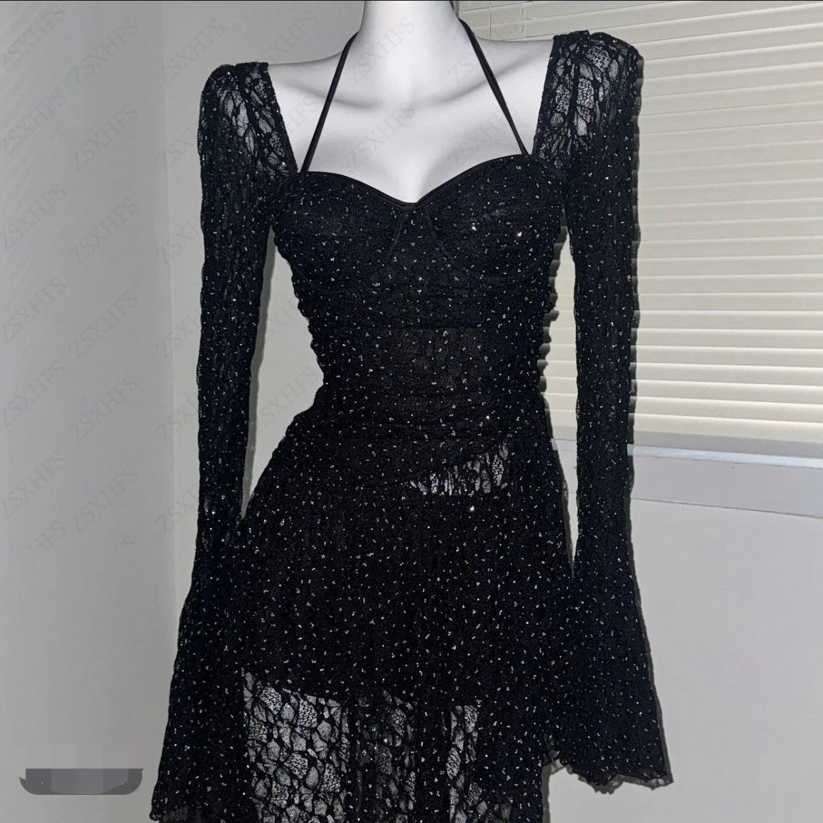 Luxus Strass Durchsichtiges Outfit Bademode Frauen Sexy Mesh Durchsichtiges Bikini Set Hot Girl Y2k Einteilige Leibchen Badeanzüge