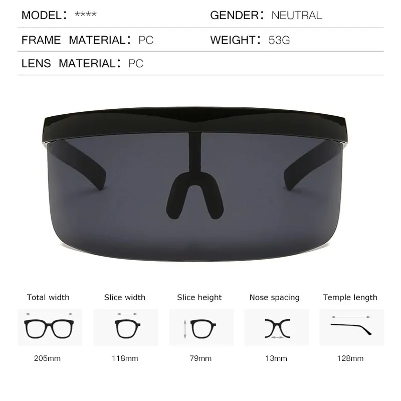 جديد نظارات واقية نظارات الموضة النساء الرجال حملق ركوب النظارات شفافة إطار كبير قناع الرجال يندبروف 2026 #5