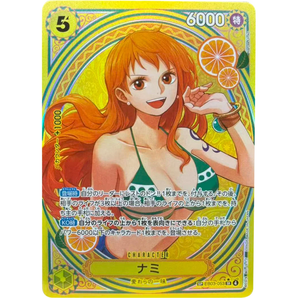 nami one piece card game Nami One Piece Card Game Romance Dawn Alternate Art #016 Beckett 10 Pristine main image 0