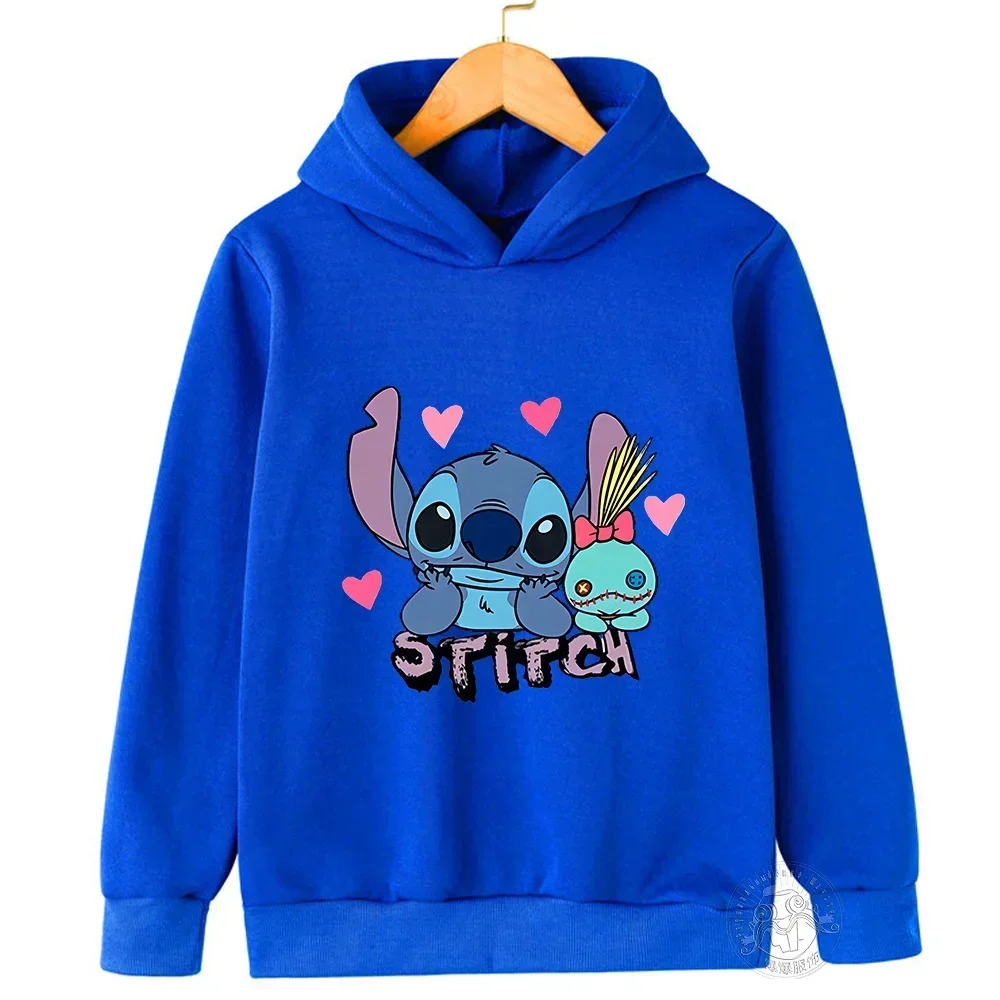 جديد ديزني الكرتون غرزة العصرية لعوب لطيف عارضة في الهواء الطلق يوميا فضفاضة مريحة الدافئة أزياء متنوعة ملابس رياضية للأطفال