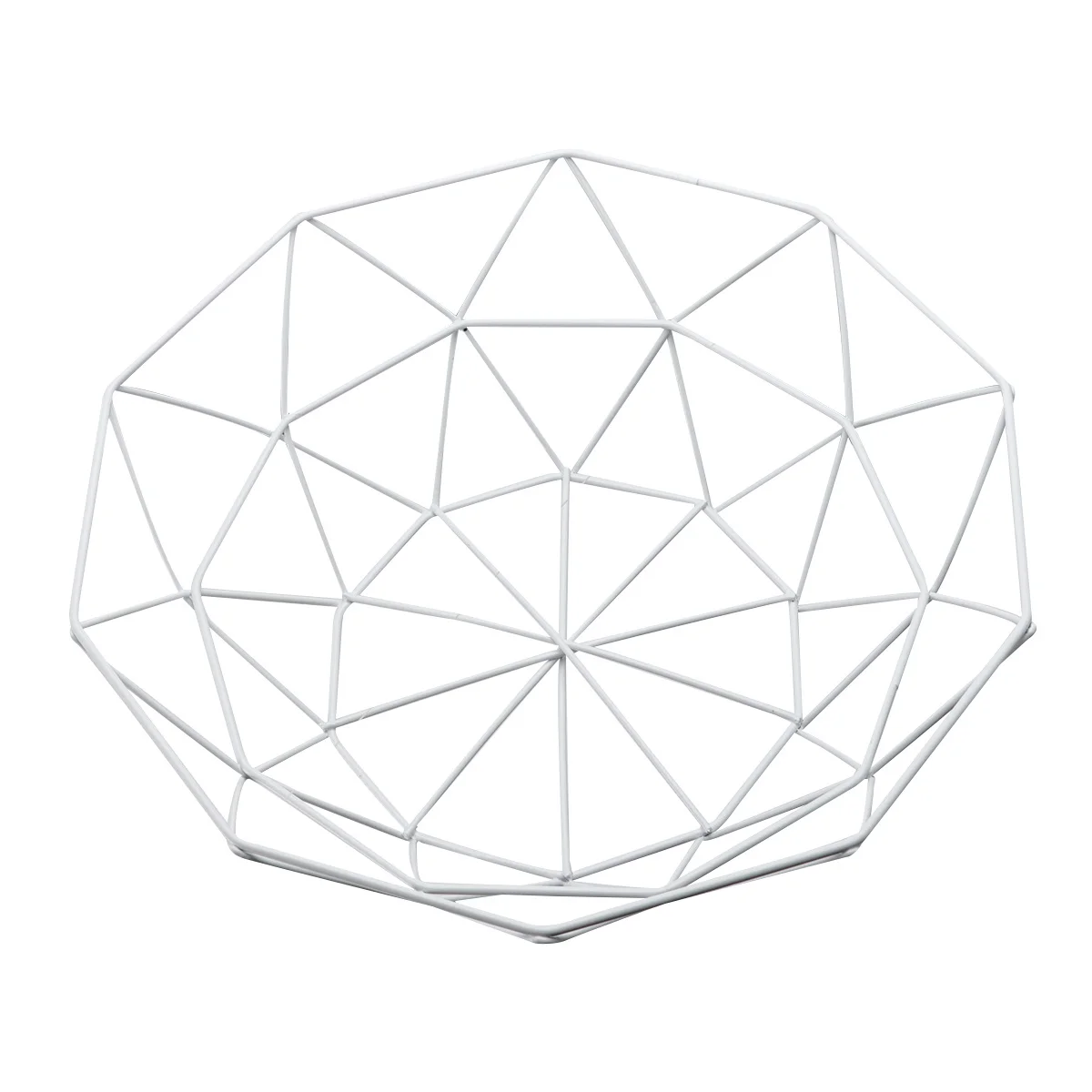 

Iron Art Storage Basket White Size Function Fruit Vegetable Wash Drain and Hold Container Kitchen Essential Multi-Purpose