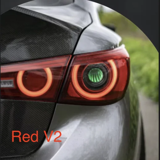 Fotografia 6: Luz Traseira LED Vermelha Fumê Nova Chegada Para INFINITI Q50 V2 Deep-set 2014-2017 2018+