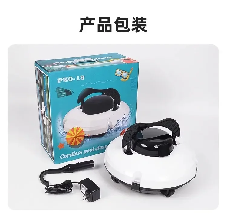 Automatic Swimming Pool Sewage Suction Machine Bath Cleaning and Vacuuming Underwater Wireless Robot Cleaner Eletrodomestico