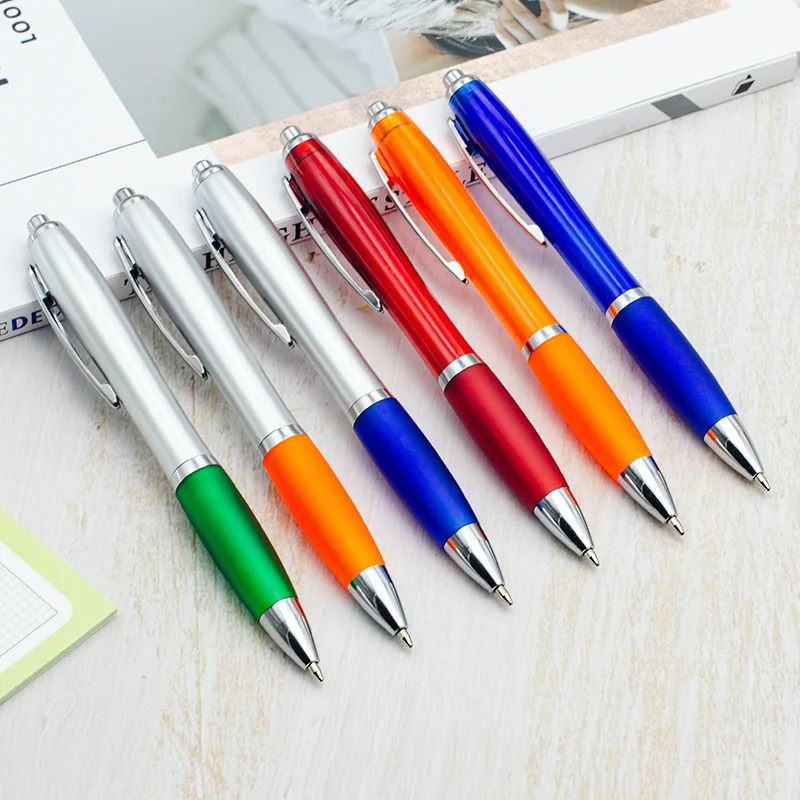 Creative cartoon gourd pen Plastic press ballpoint pen Office stationery hotel advertising pen