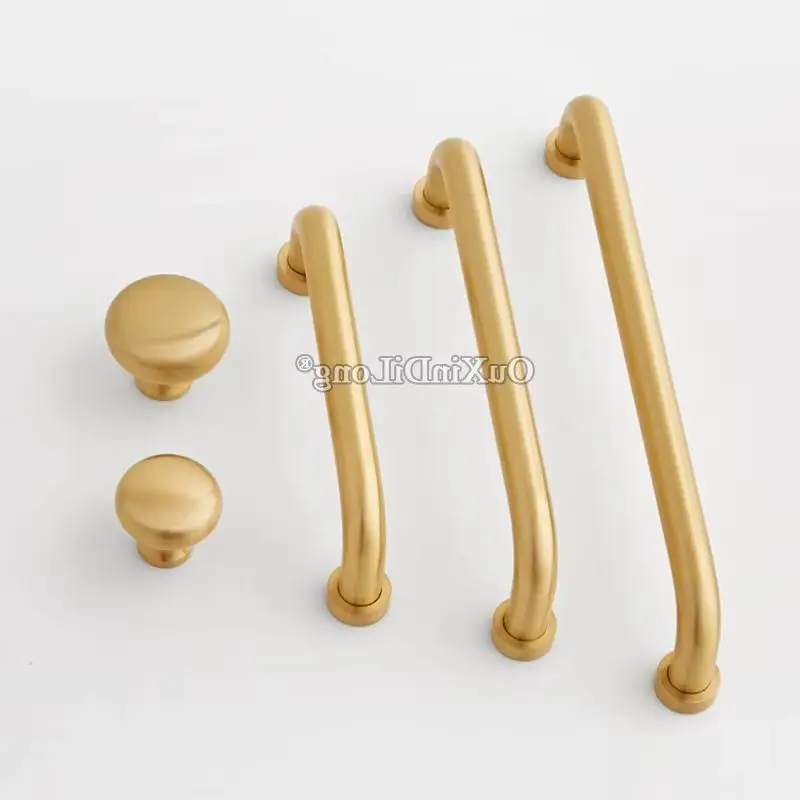 

10 шт., европейские твердые латунные дверные ручки для шкафа, ящика для шкафа, книжный шкаф, ТВ, винный шкаф, ручки и ручки