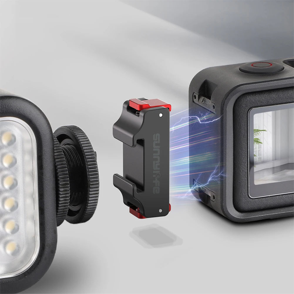 Camera magnetische Quick Release Cold Shoe uitbreidingsadapter voor DJI Osmo Action 5 Pro 4 3-accessoires