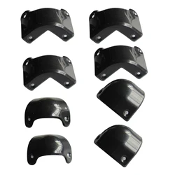 8Pcs/Set Front/Rear Corners Black Plastic Guitar AMP Amplifier Cabinet Corner With Screws For Marshall Accessories Replacement