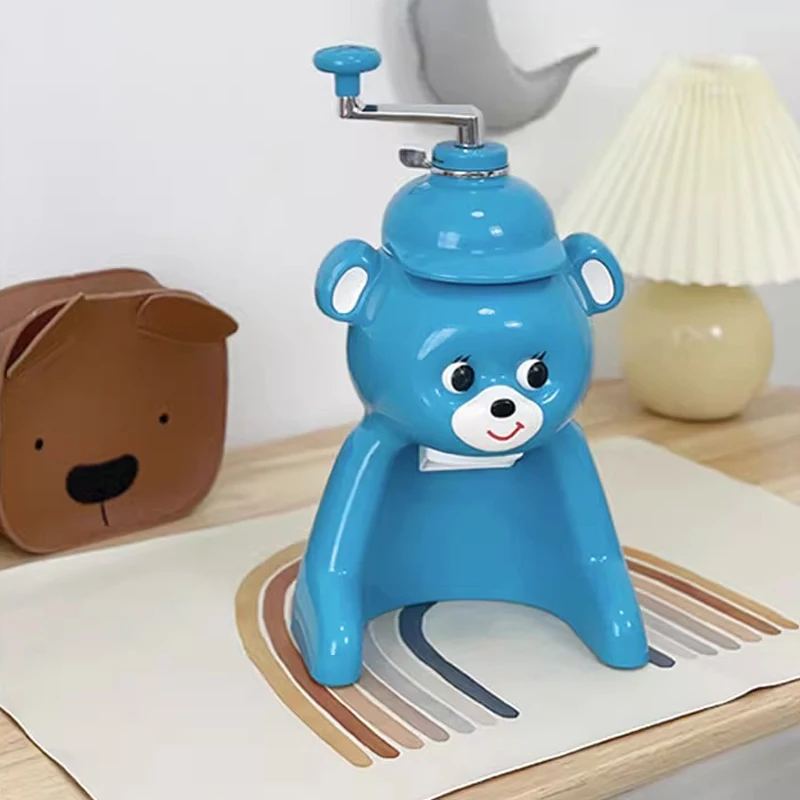 

Ice Shaver Manual Shake Ice Crusher Children's Household Ice Crushing Smoothie Cartoon Continuous Ice Machine