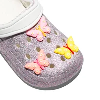 Kid's Glitter Clog and Mules, Lightweight EVA Garden Shoes, Non-Slip Sandals, Breathable Slip-On Shoes for Indoor Outdoor 168 5