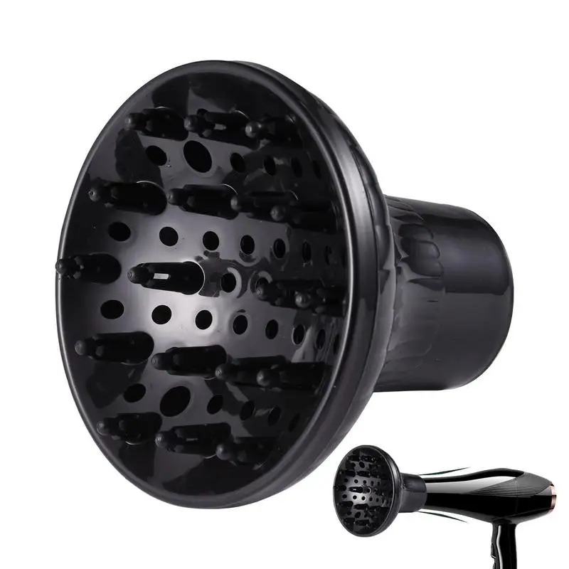 

Black Hairdryer Diffuser Cover Universal Dispersing Drying Hair Dryer Diffuser Drying Blower Durable Hair Dryer Cover Salon