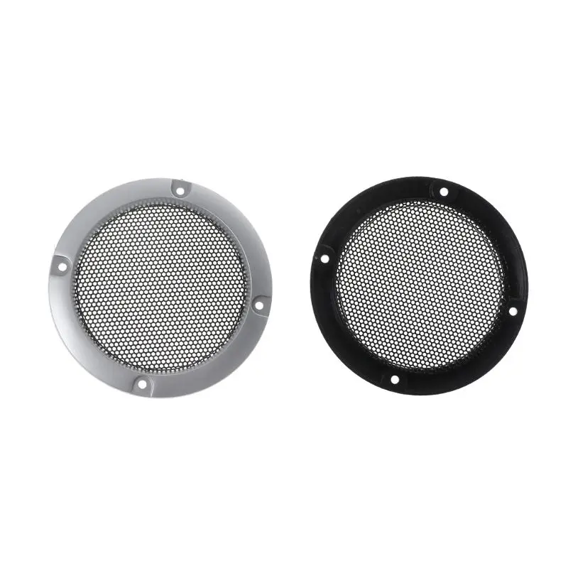 2PCS Shatter Resistant Stereo Speaker Mesh Protective Cover Grill Covers Easy to Install Parts Video Accessories