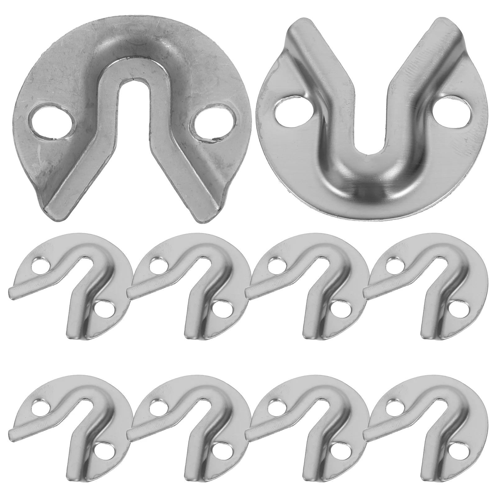 10 Pcs Furniture Hooks Mirror Hanger Headboard Wall Mounting Brackets Frame Hanging Buckle Shelf Hangers Picture up