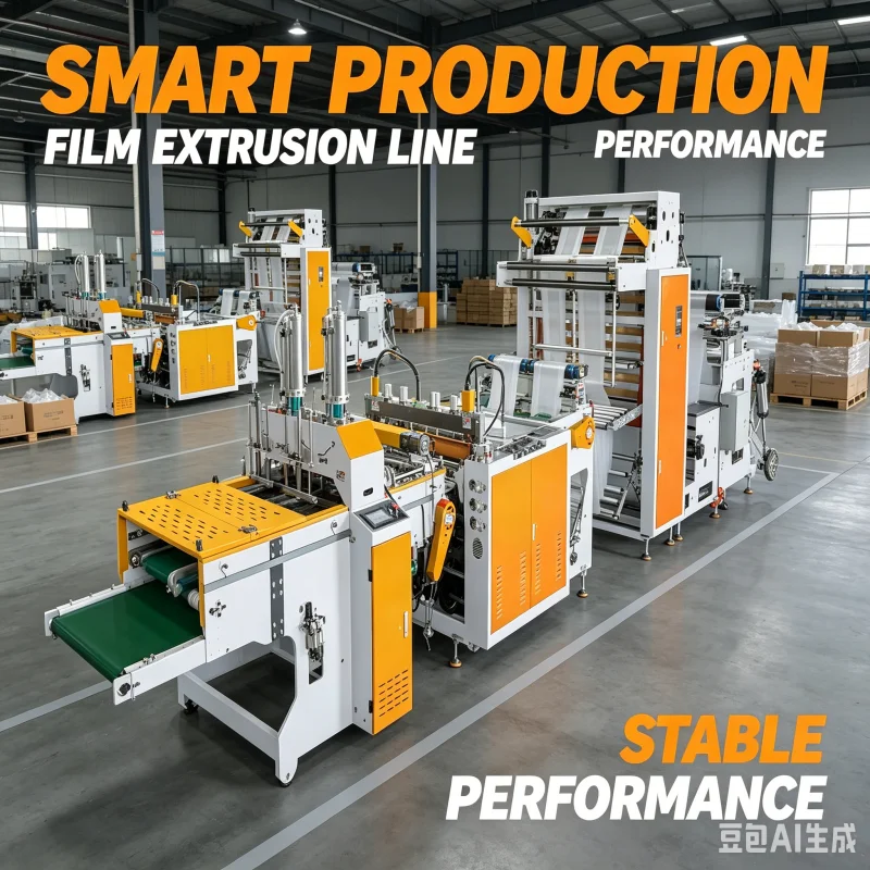 Courier Bag Making Machine Upgraded With Online Pocket Gluing Device Fully Automatic High Speed Mailing Bag Production Systems