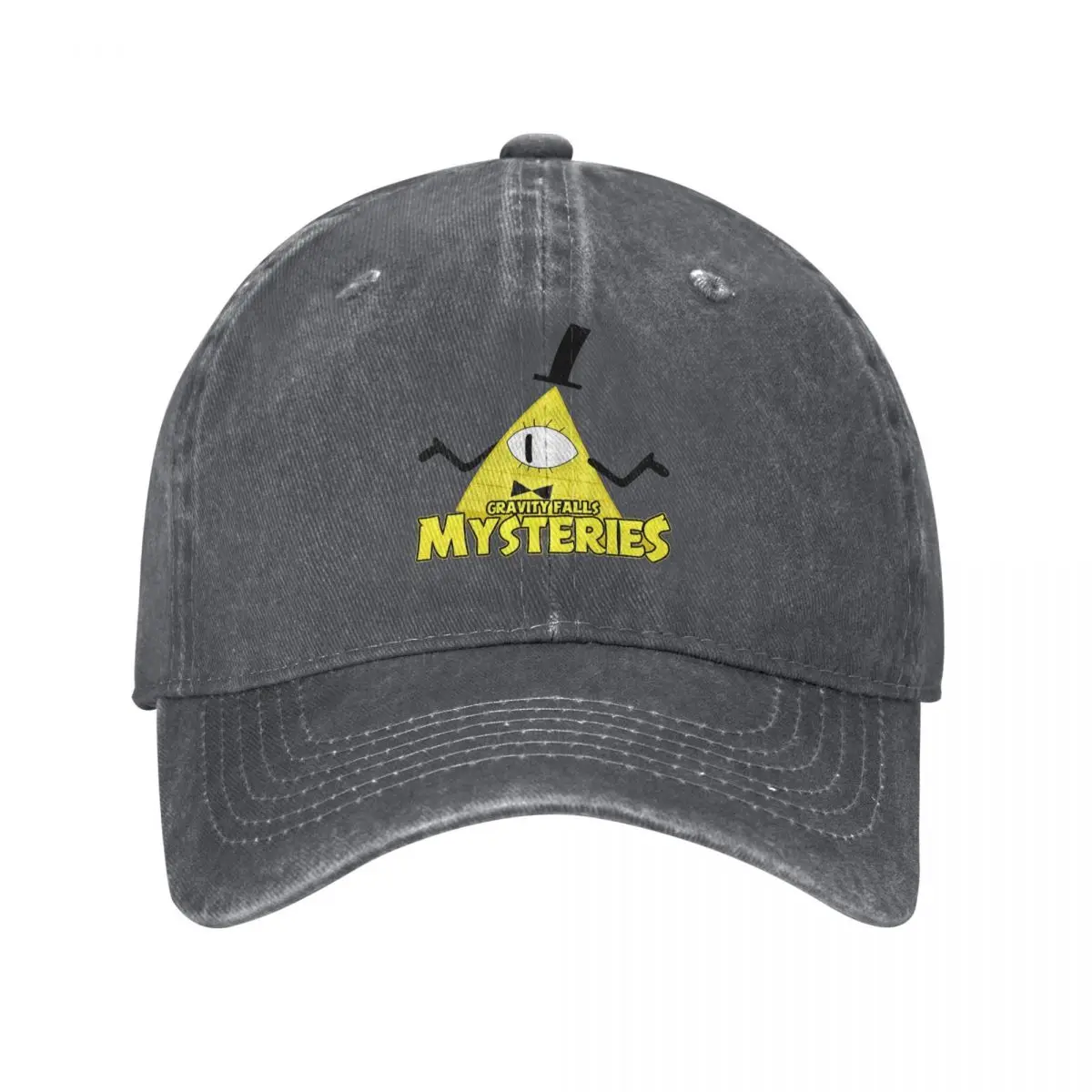 Gravity Falls Mysteries Bill Cipher Unisex Baseball Caps Distressed Denim Hat Cap Vintage Outdoor Unstructured Soft Snapback Cap