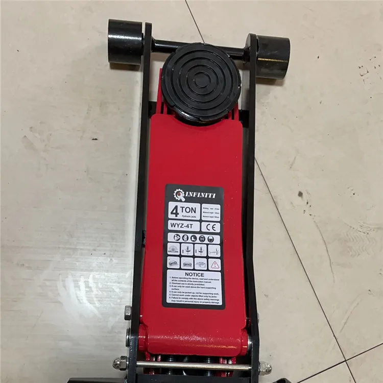 رافعة أرضية للسيارة بمضخة مزدوجة منخفضة 4 طن #3