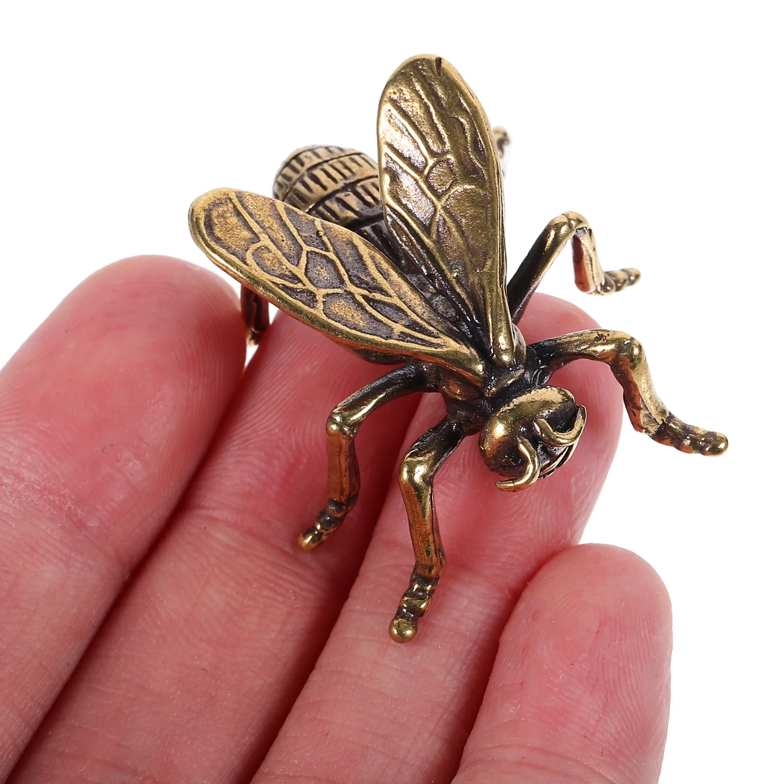 

Brass Bee Ornament Small Creative Desktop Decoration Exquisite Brass Craft Indoor Decor Small Bee Decor Desktop Adornment