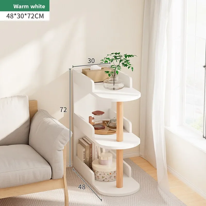 Multi-functional Bedroom bedside clip gap storage shelf storage cabinet small bookshelf floor rack Durable