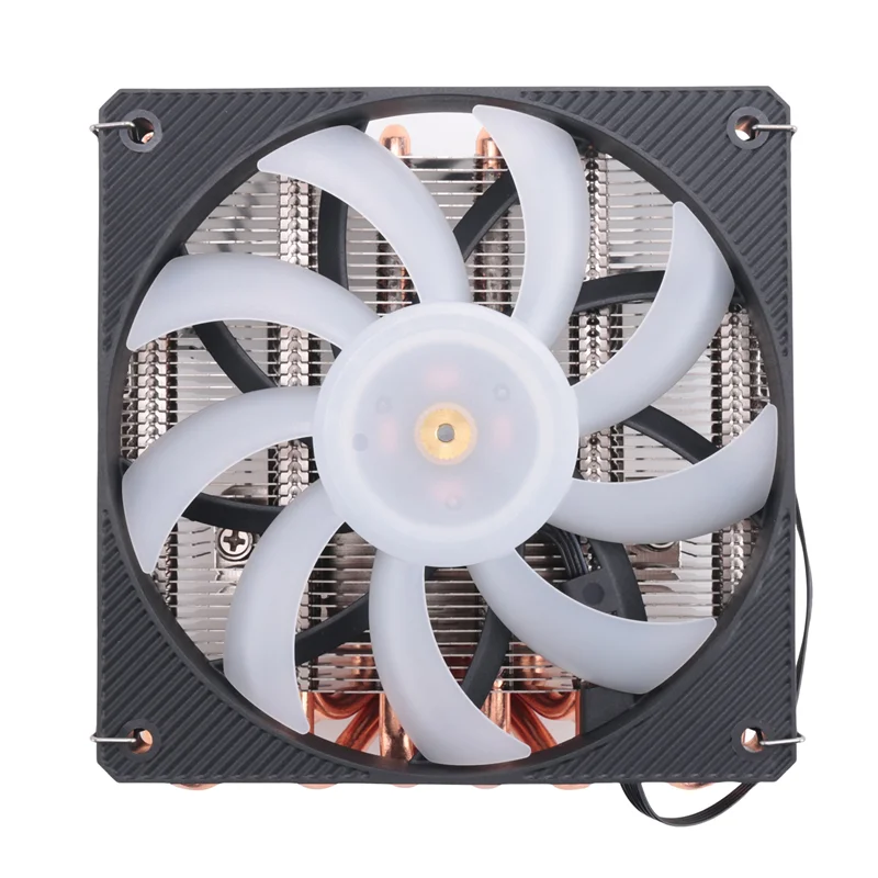 RISE-ZS10C-50 얇은 CPU 쿨러 50Mm 10 히트 파이프 ITX 다운 압력 라디에이터 TDP 200W LGA 115X 1700용