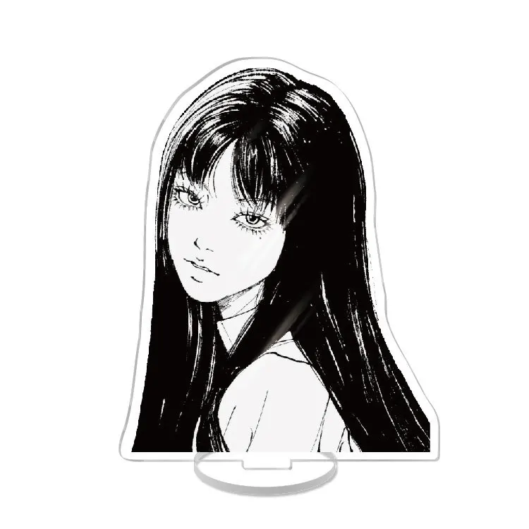 토미에 카와카미 준지 이토 호러 만화 미소녀 아크릴 키체인 아크릴 스탠드 데스크탑 장식품 애니메이션 굿즈 컬렉션 선물