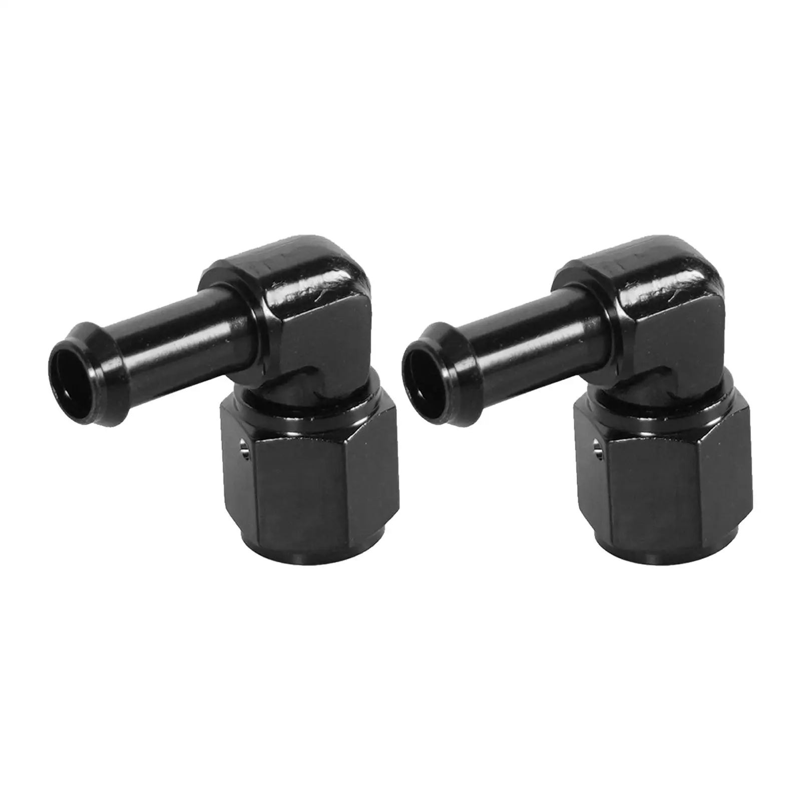 6AN Female Barb Fitting Adapter 90 Degree Aluminum Elbow Adapter Fits for Petrol