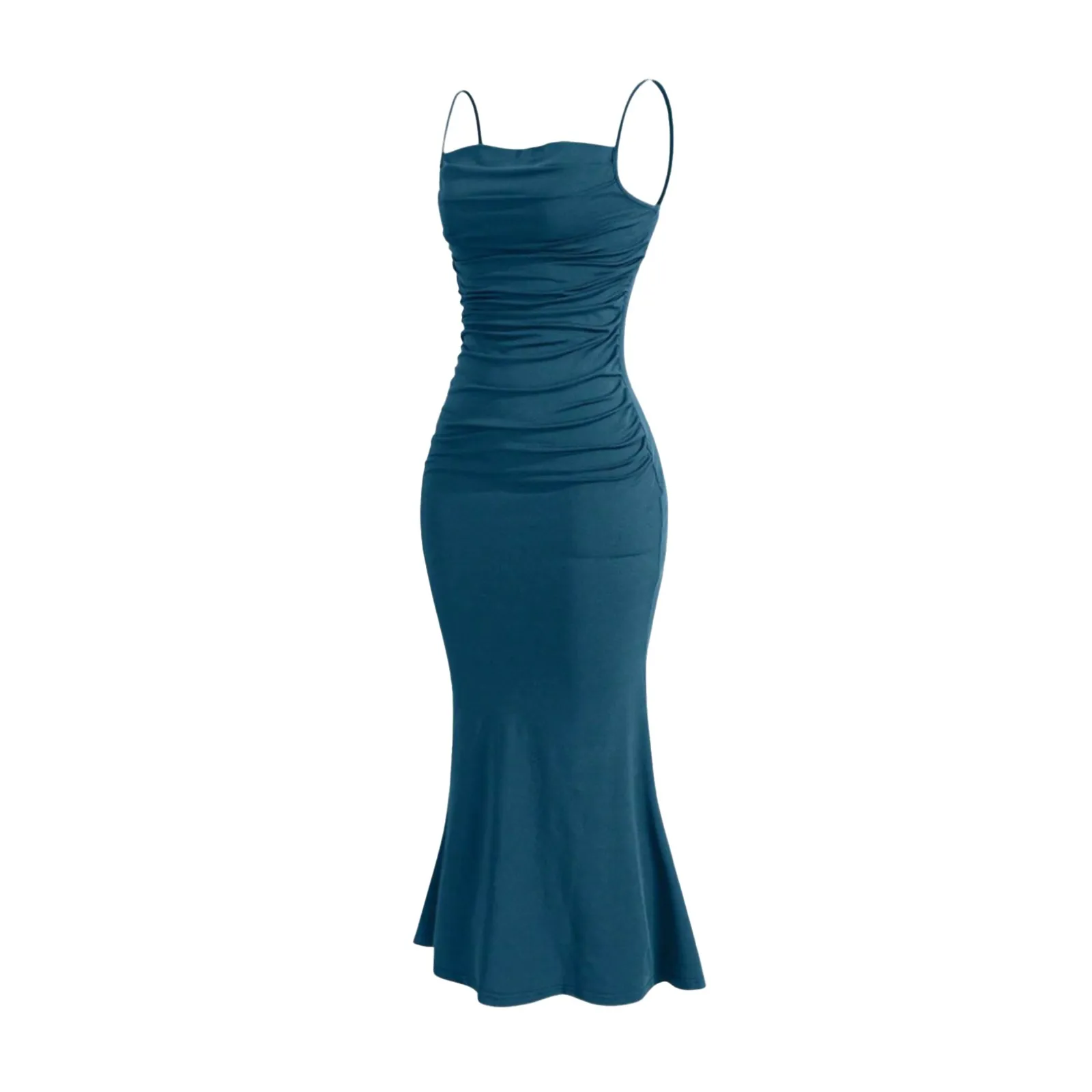 Robe Maxi en Satin Dos auxpour Femme, Tenue Élégante et Sexy, pour ixd'Anniversaire, Boîte de Nuit, Y2K, 2024