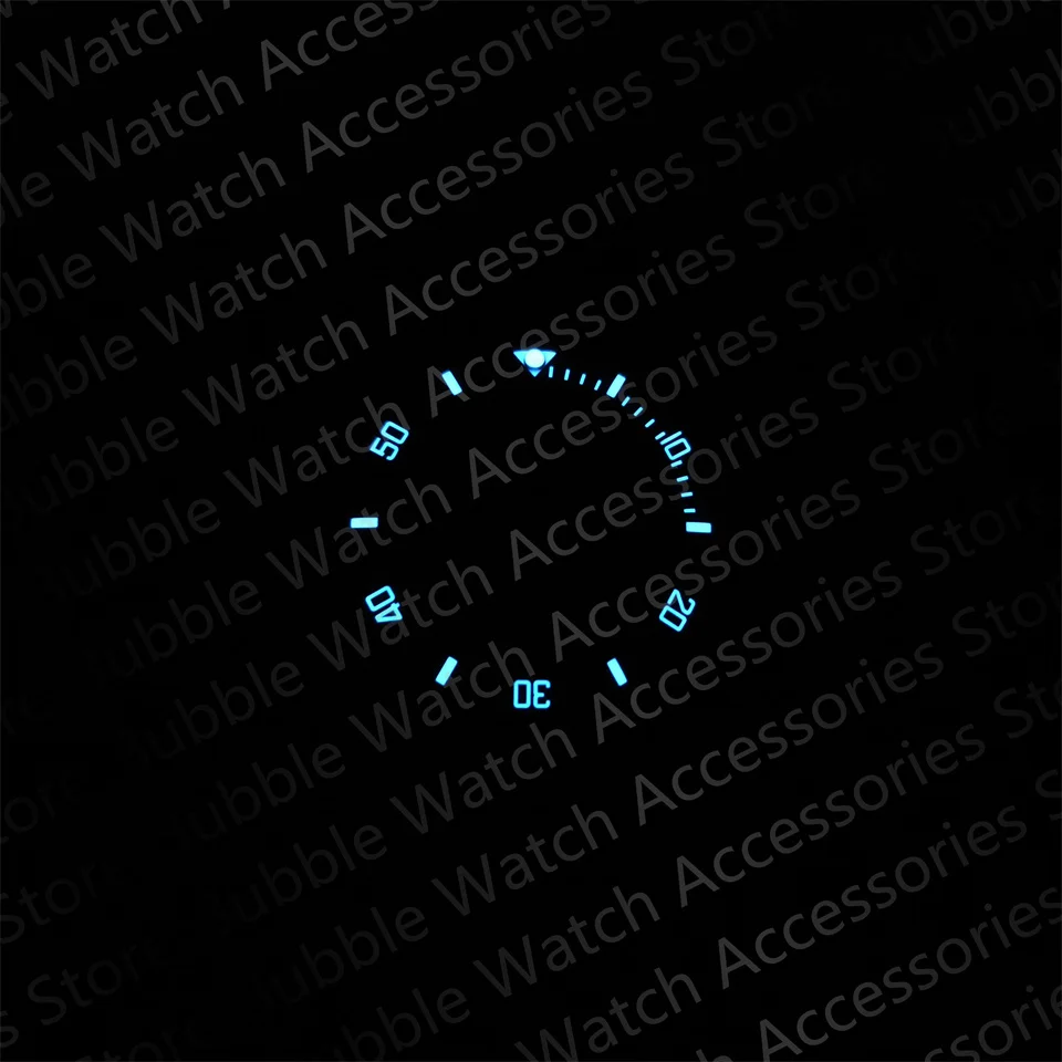 Mod-black خاتم سيراميك لساعة ، حلقة مضيئة مع إدراج الحافة ، أخضر/أزرق ، 38 مللي متر ، 40 مللي متر ، يصلح ل rlx sub gmt