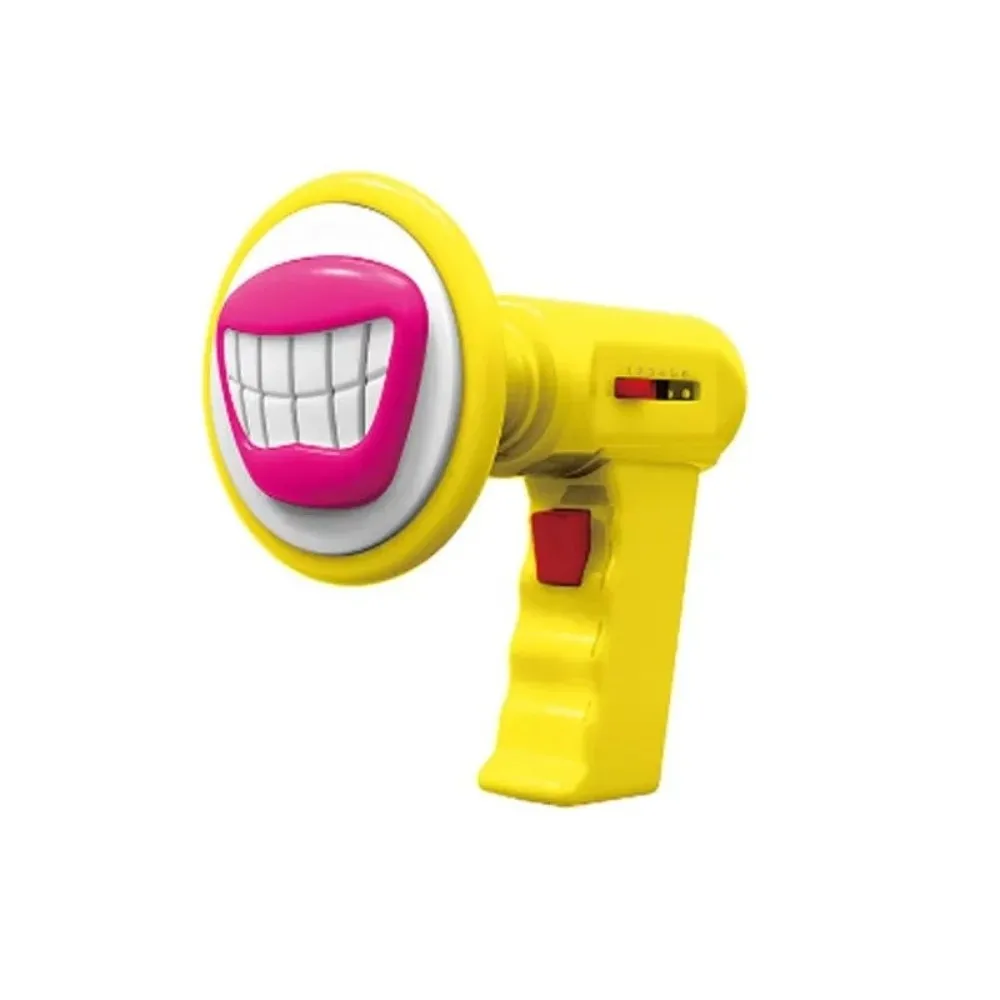 Creatief met 6-geluidseffecten Stemveranderend speelgoed voor kinderen Mini-cadeau Handversterker voor kinderen Grote mond Stemveranderend speelgoed