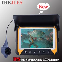 5 Inch IPS Visual Fishing Camera With Recording And Alarm Functions 8 IR Night Vision Fish Finder For Ice/ Lake Fishing's Gift