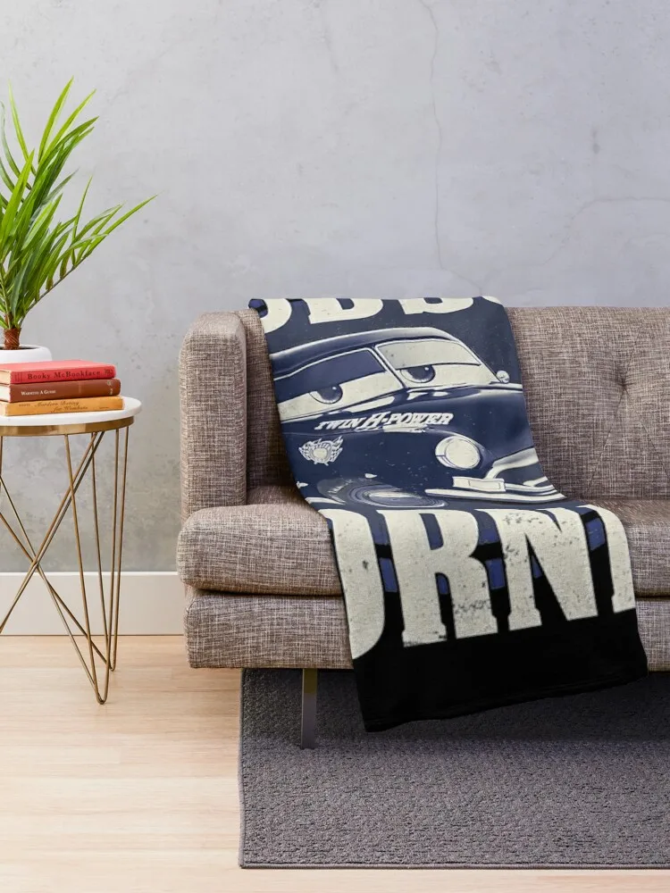 Hudson Hornet Badge Graphic Throw Blanket Soft Big Summer Beddings Blankets