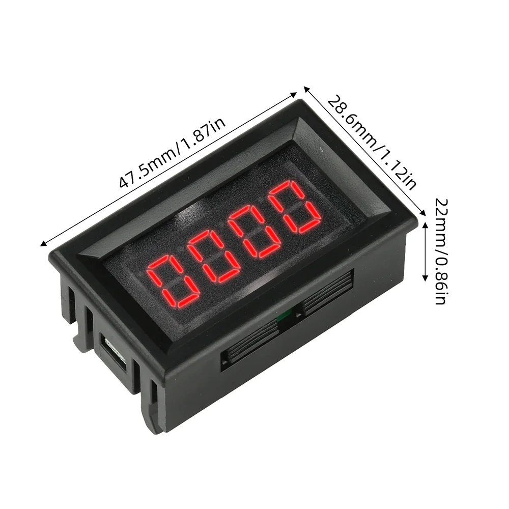 Digital Voltmeter High Precision 4-Digit LED Display Wide Range 0-3800V Dual-Range DC Voltage Meter for Industrial Applications