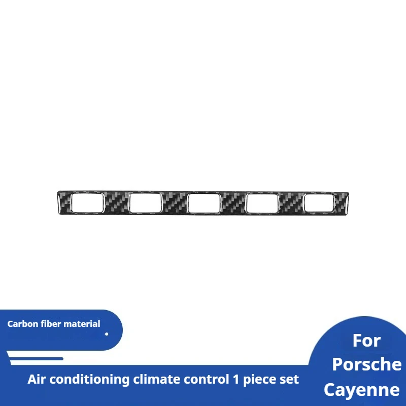

Для 03-10 Porsche Cayenne из углеродного волокна, климат-модуляция, рамка, декоративная наклейка, модификация