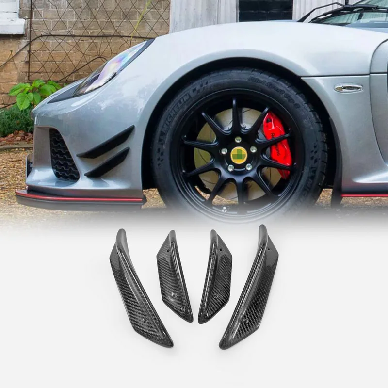 Cup Style Front Bumper Canard Fit For Lotus Exige S2 S3 Bumper Fin Air Splitter Body Upgrade Part