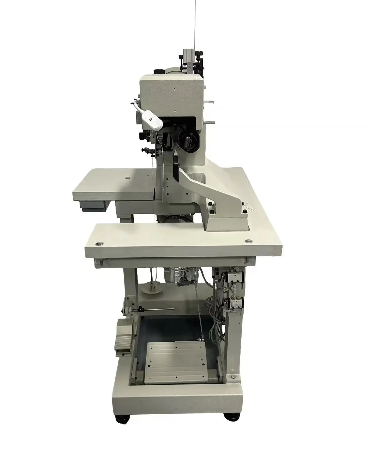 New Industrial Swing Arm Flat-Bed Single Needle Sports Shoe Upper Outsole Edge Sidewall Double Lock Stitch Sewing Machine CE