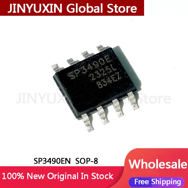 10-50pcs SP3490EN SP3490E SOP-8 low-power transceiver IC chip RS-485 IC Chip In Stock Wholesale