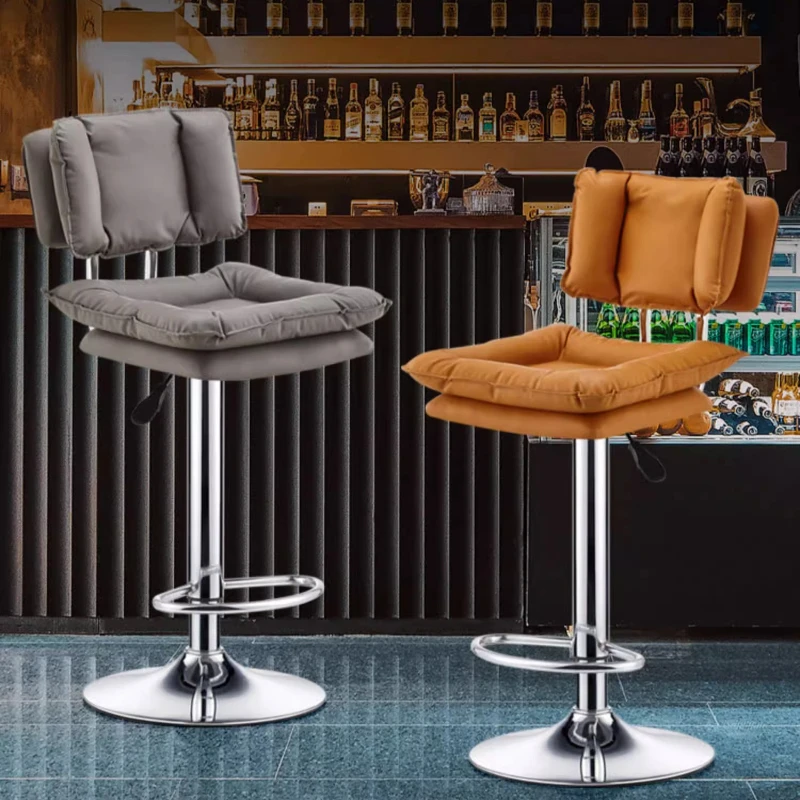 

Барный стул INS, эргономичный вращающийся стул с регулируемой высотой, мягкий офисный стул, высокий табурет для салона и кассира