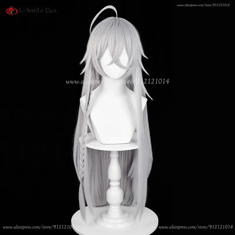 

2025 2024 Anime Under Taker Cosplay Wig 90cm Silver Gray Undertaker Wigs Heat Resistant Synthetic Hair