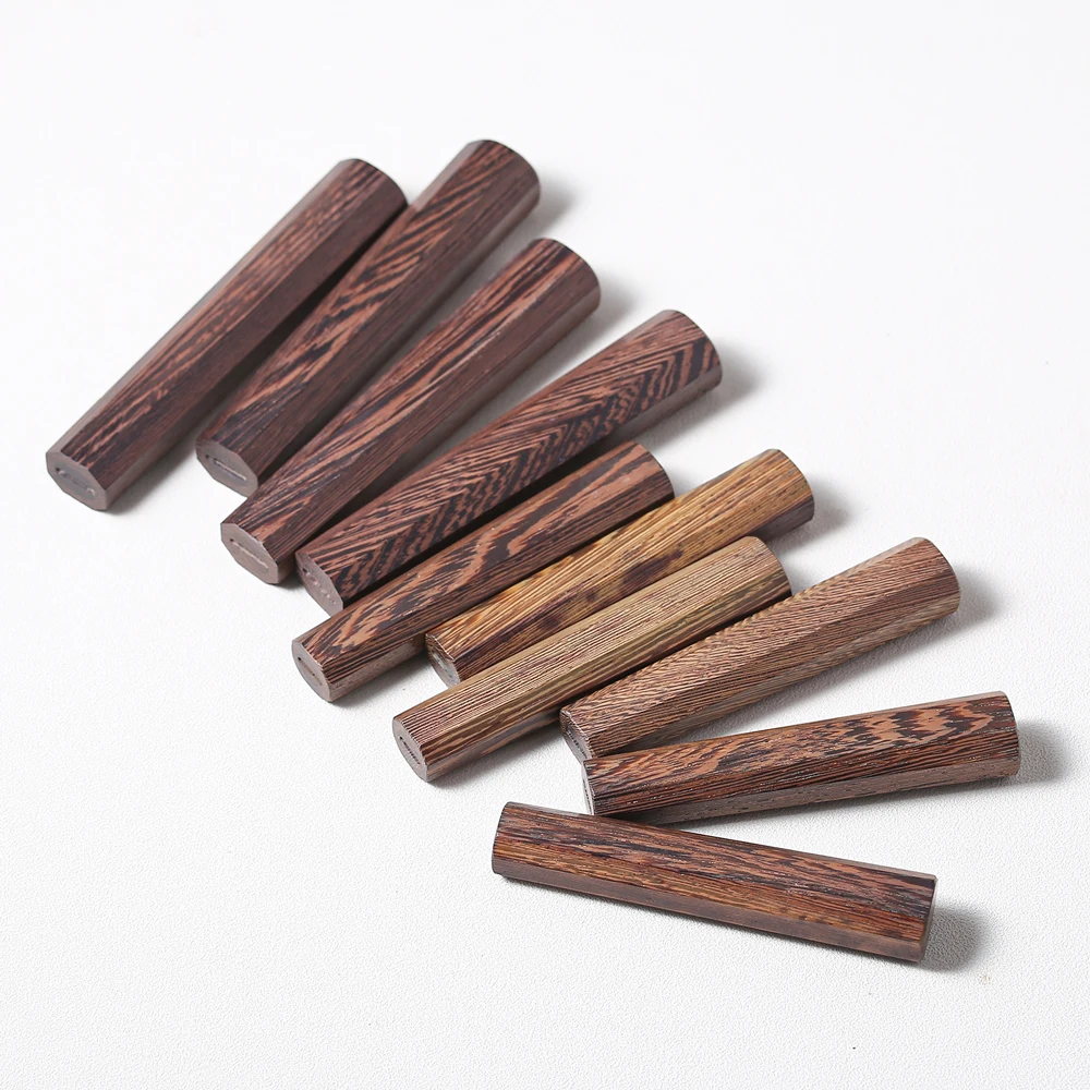 النمط الياباني الكلاسيكية مثمنة مقبض السكين DIY بها بنفسك اليدوية المطبخ سكين الطاهي فائدة صديقة للبيئة الطبيعية ينجي السكاكين مقابض