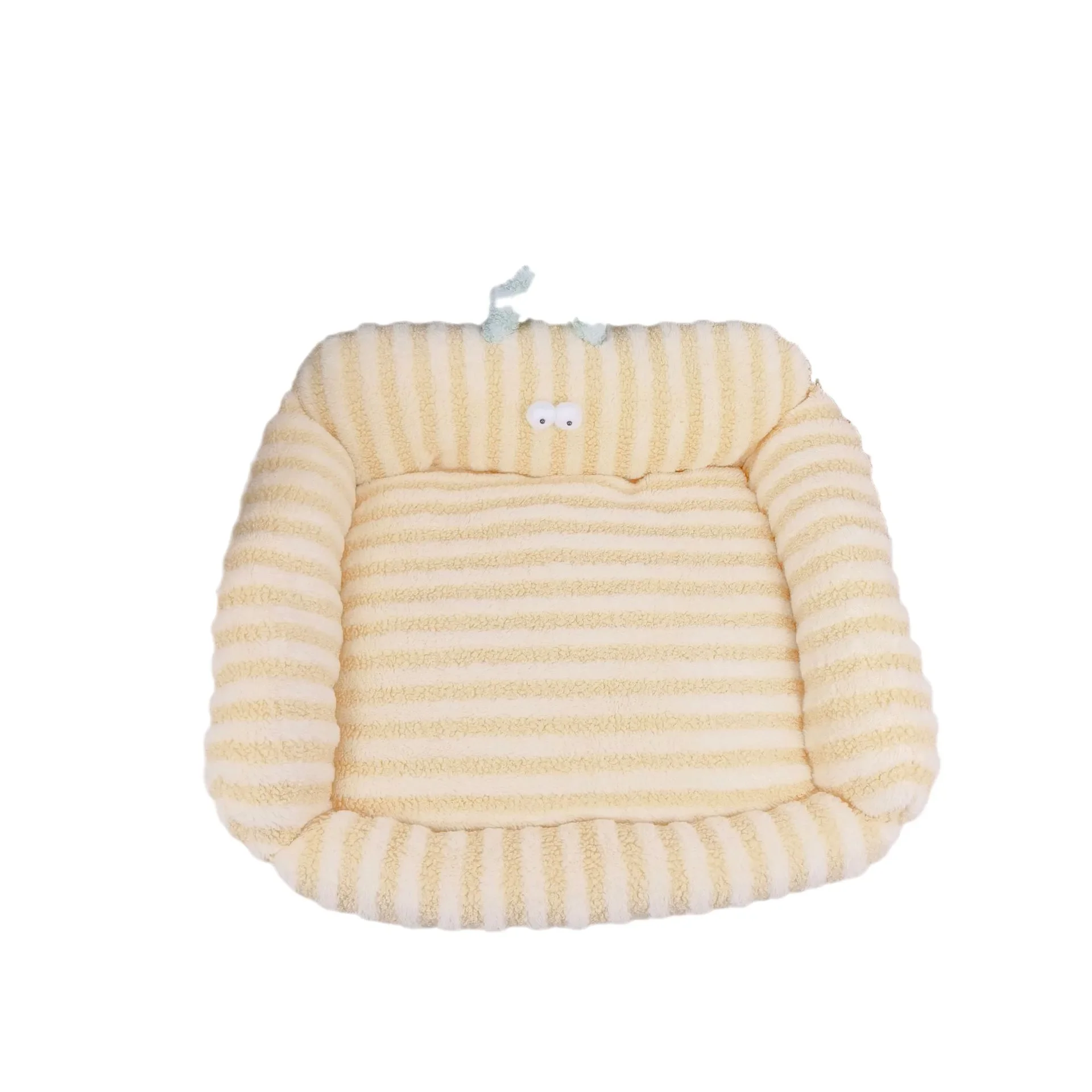 Big eyed square pet nest, cat nest, pet sofa, autumn and winter warmth, cotton nest, pet bed